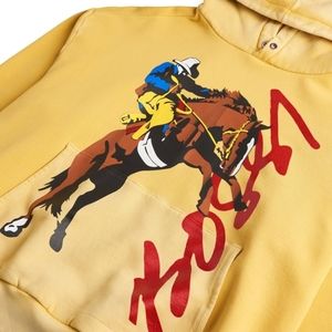COWBOY PULLOVER HOODIE YELLOW